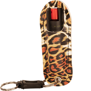 Pepper Shot 1.2% MC 1/2 Oz Halo Holster Leopard